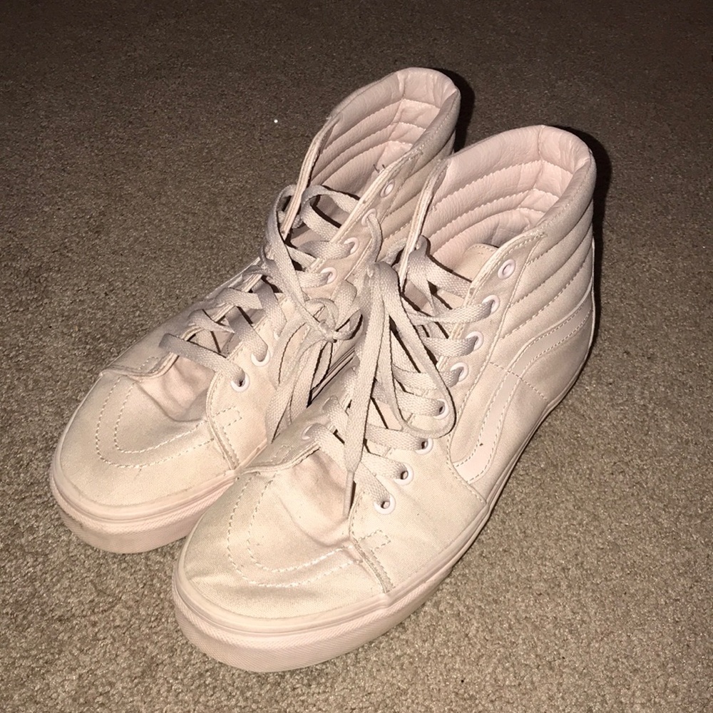 Pink Hi Top Vans